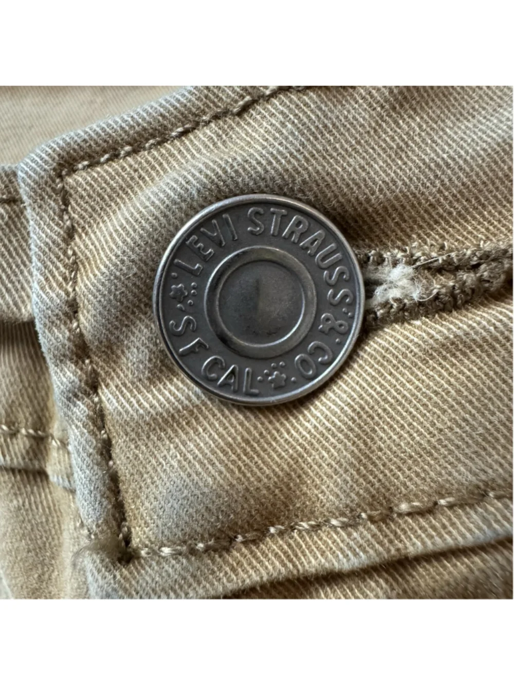Levi's 511 Tan Jeans Men’s 42x30 Cotton Blend Straight Leg
